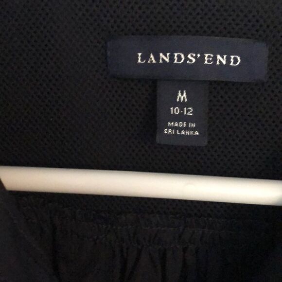 LANDS’ END Med Navy Breathable Sport Shirt - Picture 2 of 4